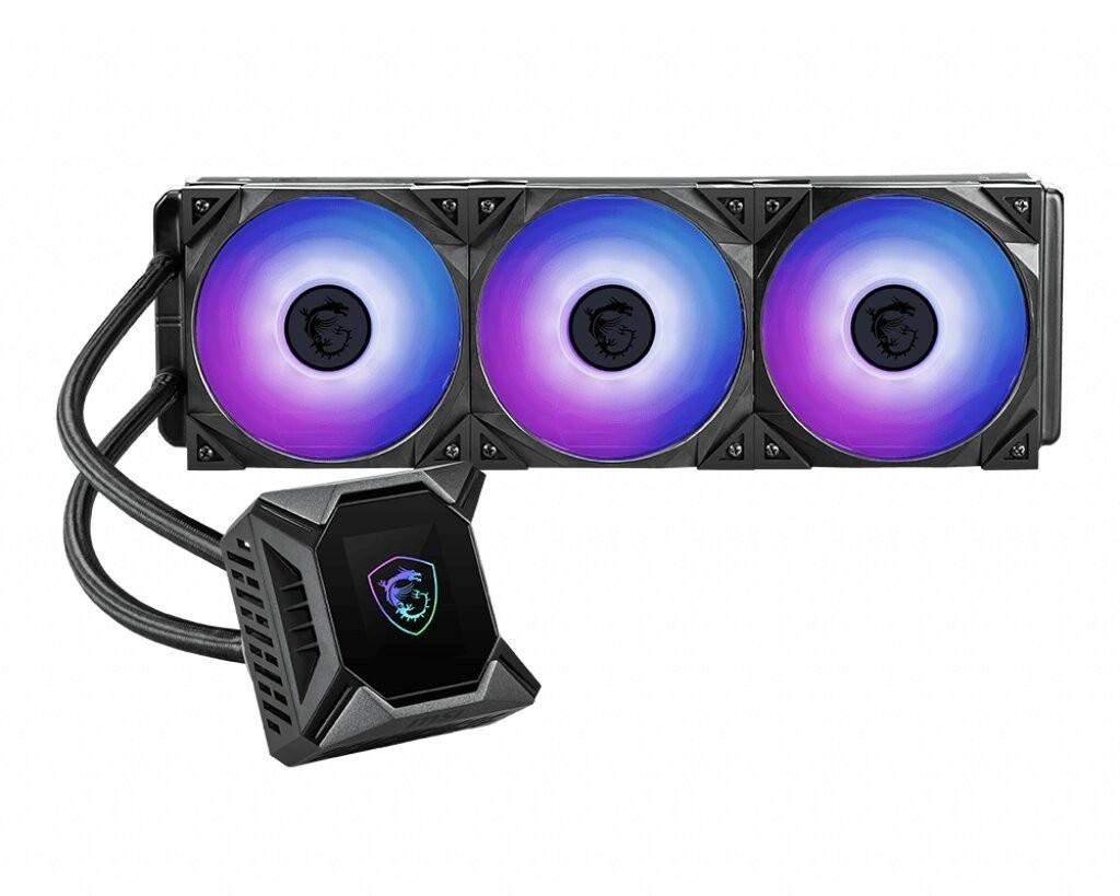 MSI MPG CORELIQUID K360 ARGB 360MM LIQUID AIO CPU COOLER (Category: Computer Parts) located in San Juan City. Submitted by blueswitchpc (Listing ID 1194185655, Image 2). Description: 🚨 RESTOCK ALERT 🚨 MSI MPG CORELIQUID K360 ARGB 360MM LIQUID AIO CPU COOLER. MPG CORELIQUID K360 ● MSI's TORX FAN 4.0 provides supreme cooling to the radiator. ● 60mm TORX FAN 3.0 within the water block provides heat dissipation to the power solutions. ● 2.4" custom