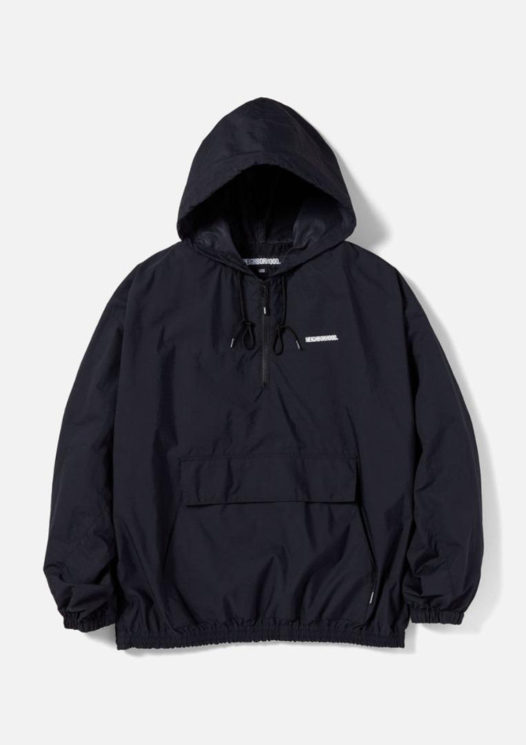 NEIGHBORHOOD 22AW ANORAK JK . 222TSNH-JKM02 NY Black Hooded Jacket