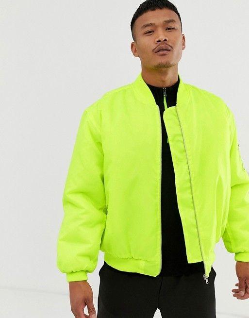 Oversized hotsell neon jacket