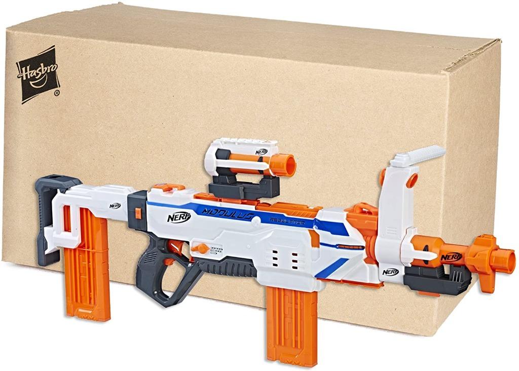 Nerf Modulus Regulator blaster 3 modes Singlefire, burstfire, continuousfire, Hobbies & Toys