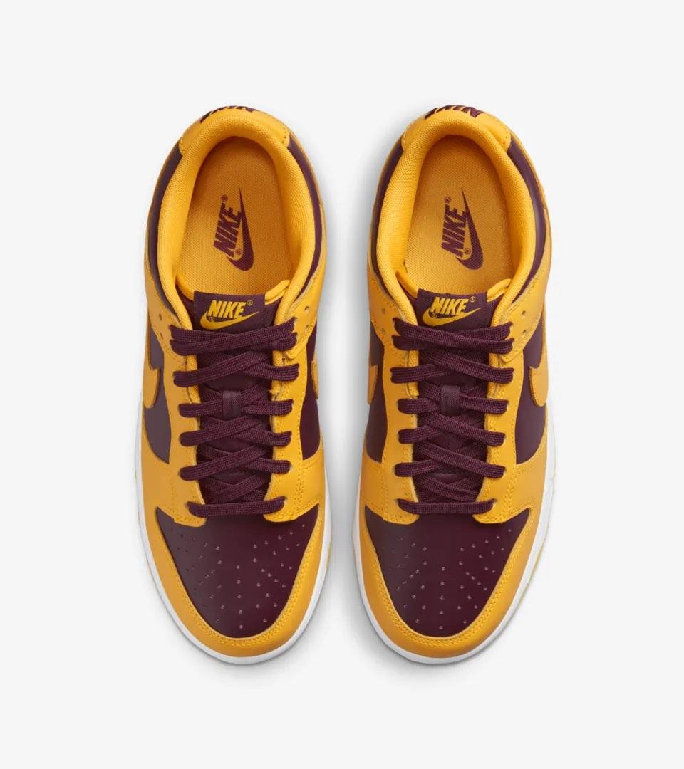 Nike Dunk Low University Gold and Deep Maroon Arizona