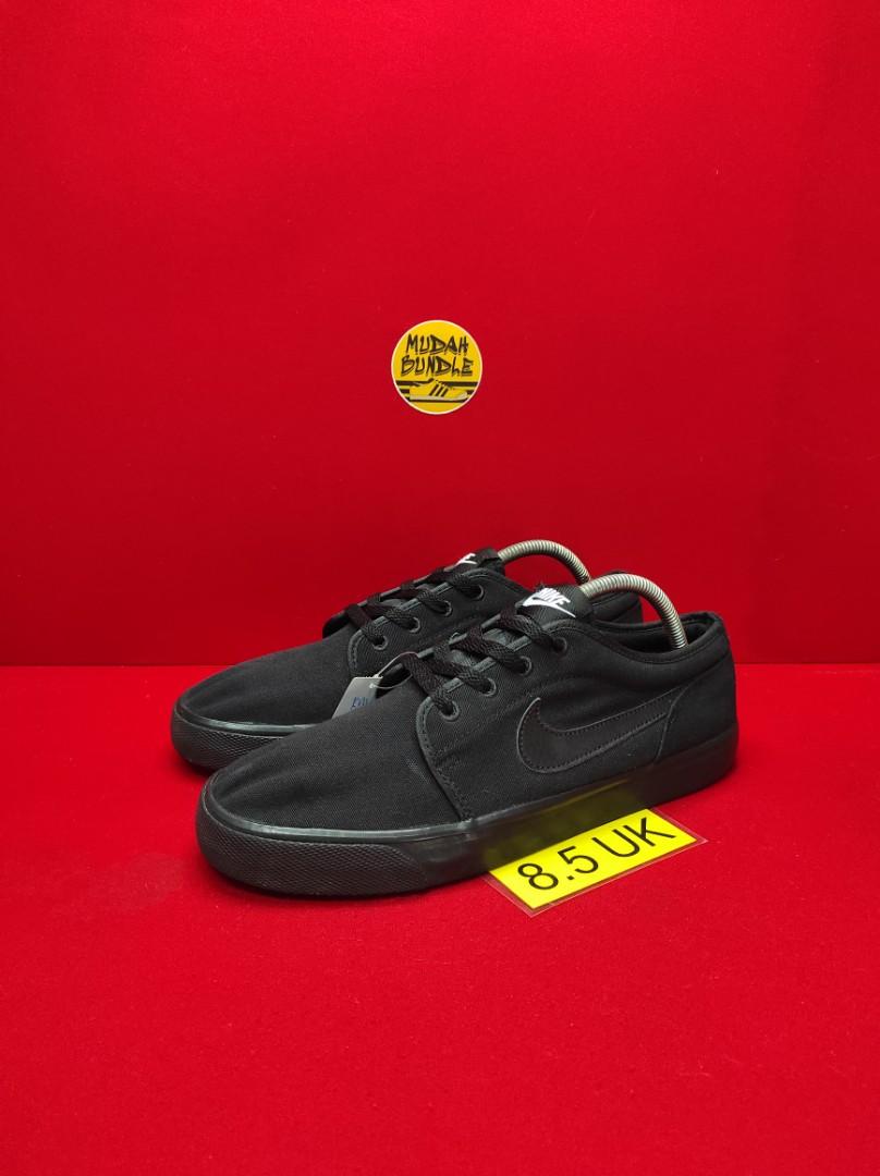Nike toki all black on sale