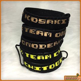 Nisekoi - Handmade Adjustable Rope Bracelet / Anklet - Onodera, Chitoge, Team Onodera, Team Chitoge