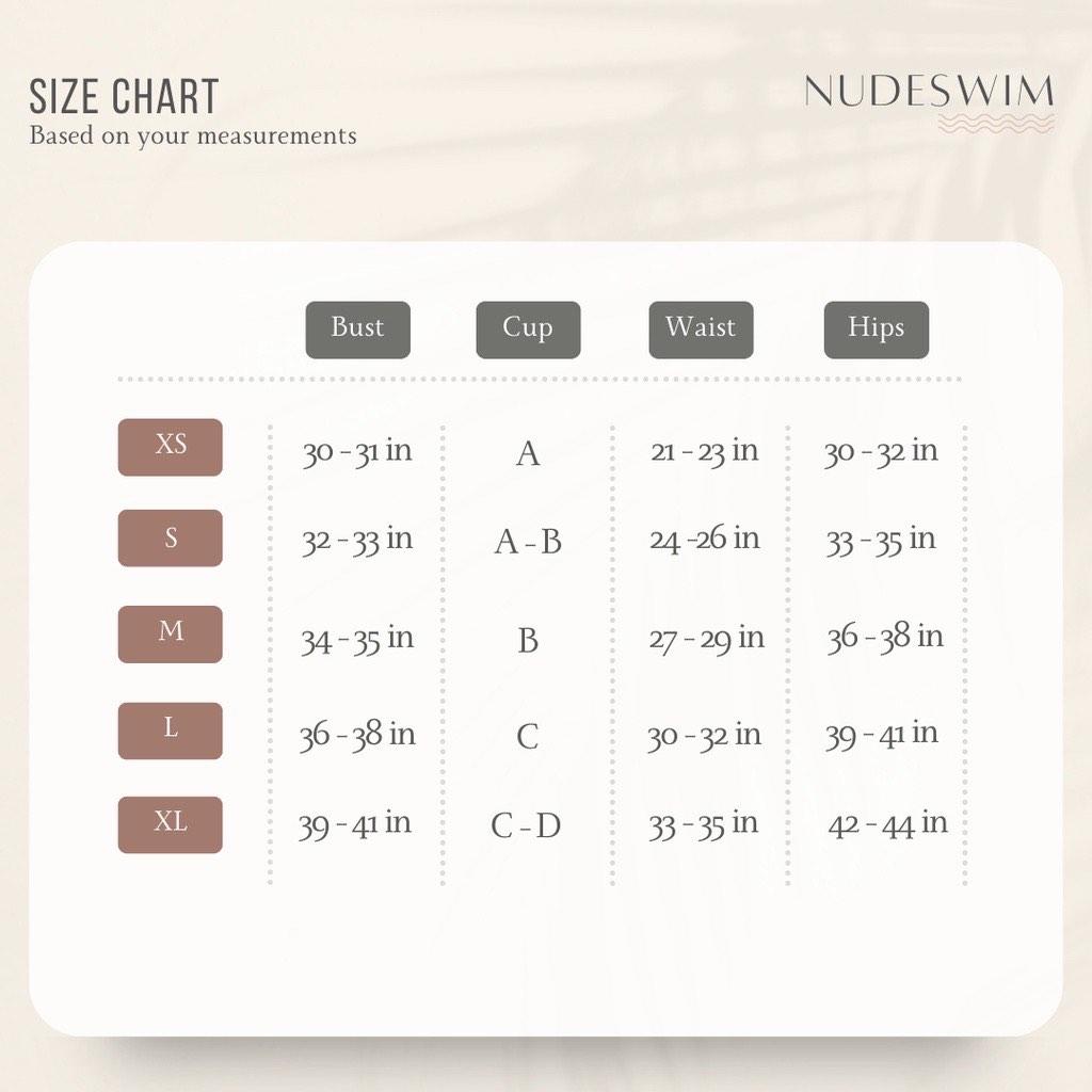 NUDESWIM Toni Bikini Set S/M, Women's Fashion, Swimwear, Bikinis & Swimsuits on Carousell
