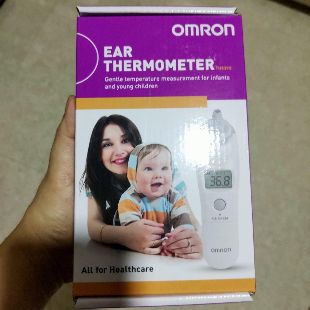 Omron Ear Thermometer TH839S, Health & Nutrition, Thermometers on