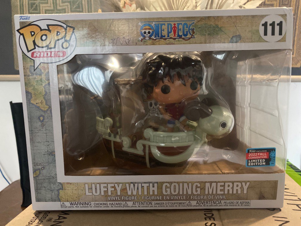 Funko Pop! One Piece : Luffy Et Son Bateau Going Merry – Édition Limitée Convention 2022