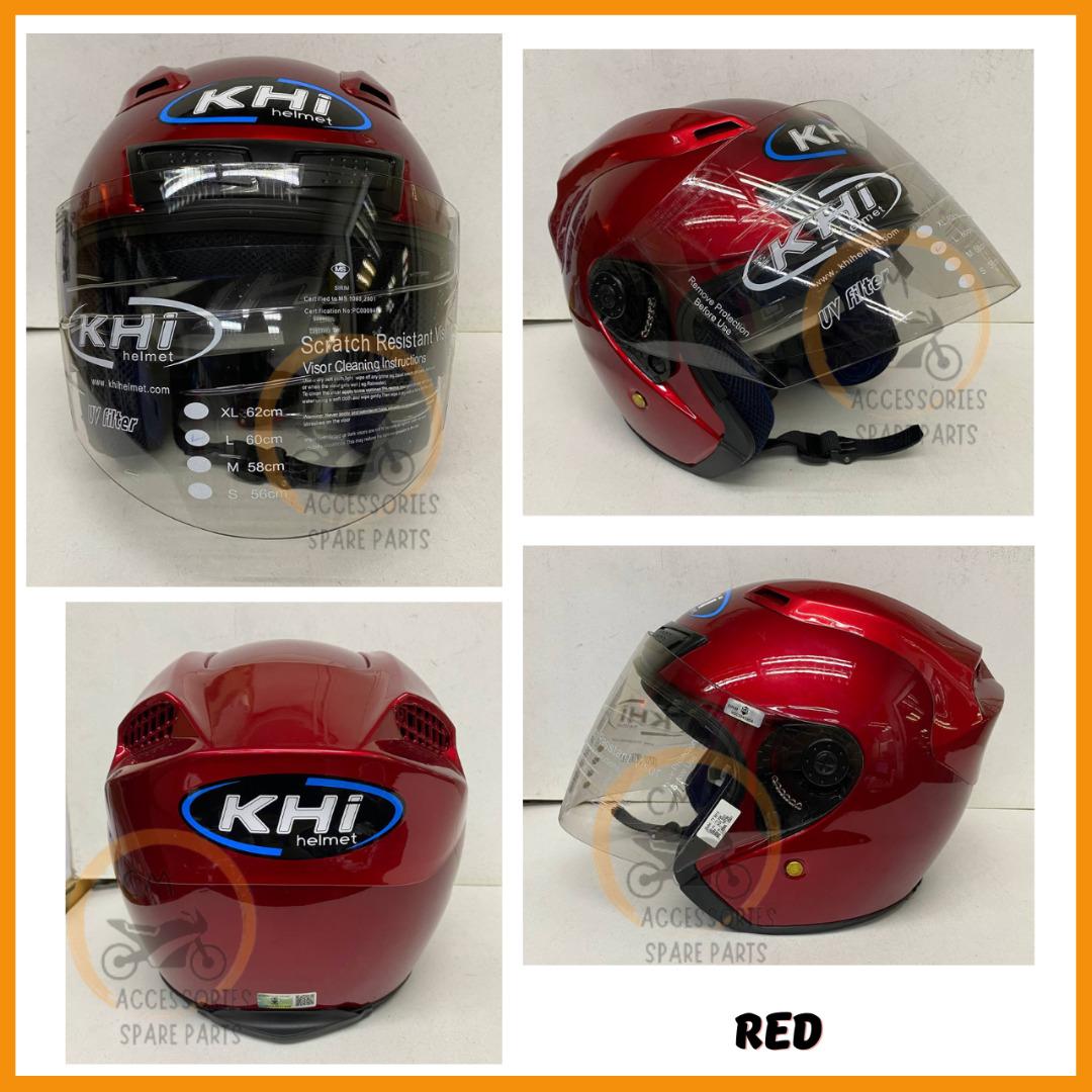 Original KHI K12 Helmet with Visor, Health & Nutrition, Health Supplements, Sports & Fitness