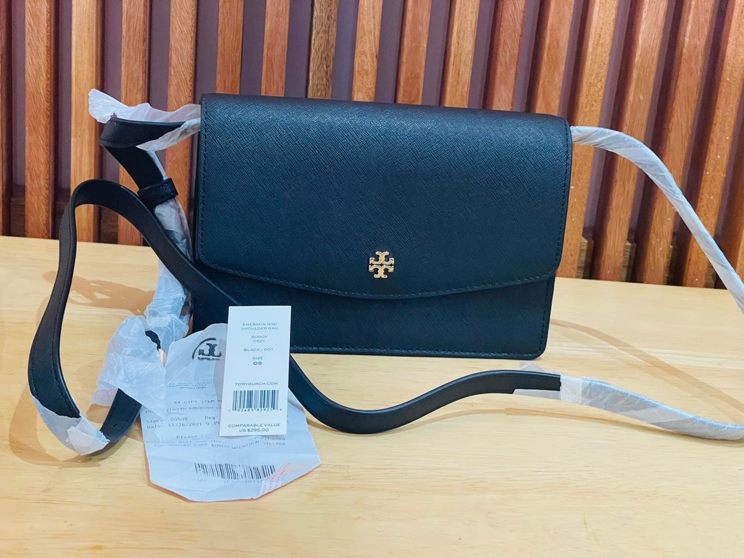 Tory Burch - Tory Burch Emerson Crossbody Bag 78603 (Black) for  PHP10,800.00 available at Shoppable Philippines B2B Marketplace