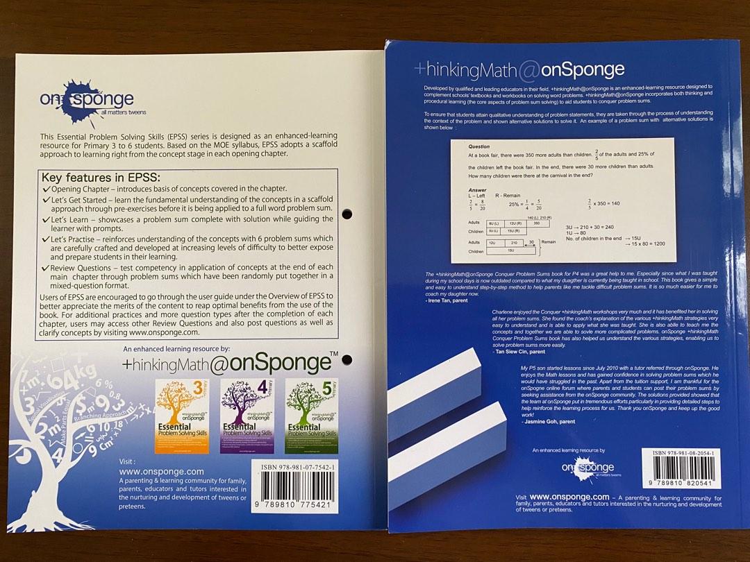 P6 Onsponge Conquer Problem Sums (BN) & Essential Problem Solving ...