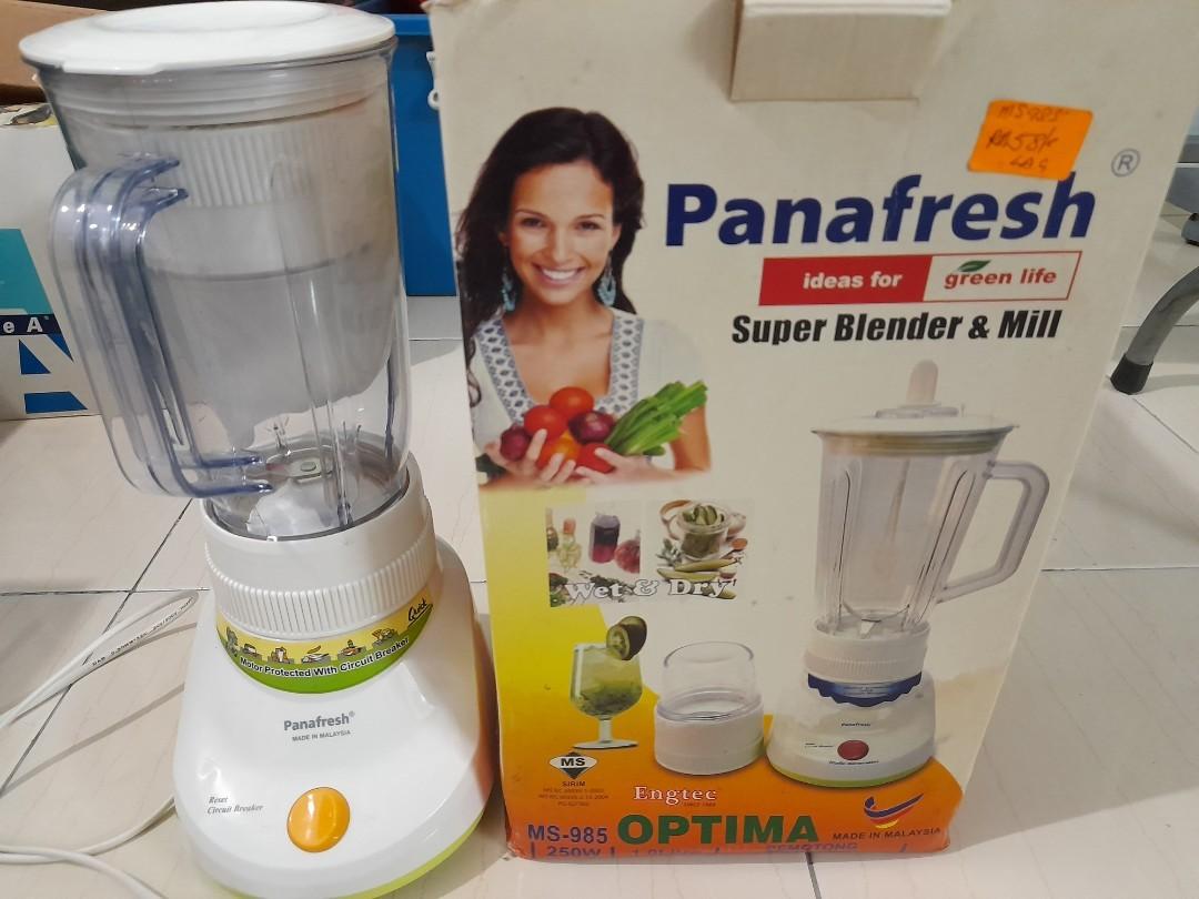 Panafresh 1.0 liter Blender and Mill (Preloved), TV & Home Appliances