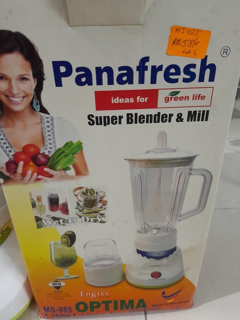 Panafresh 1.0 liter Blender and Mill (Preloved), TV & Home Appliances