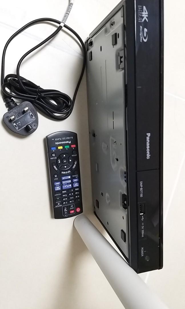 Panasonic BLU-RAY DISC PLAYER DMP-BDT180 藍光碟播放器4K, 家庭電器 