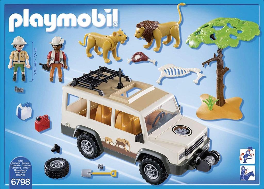 playmobil 6798 wildlife safari truck with lions