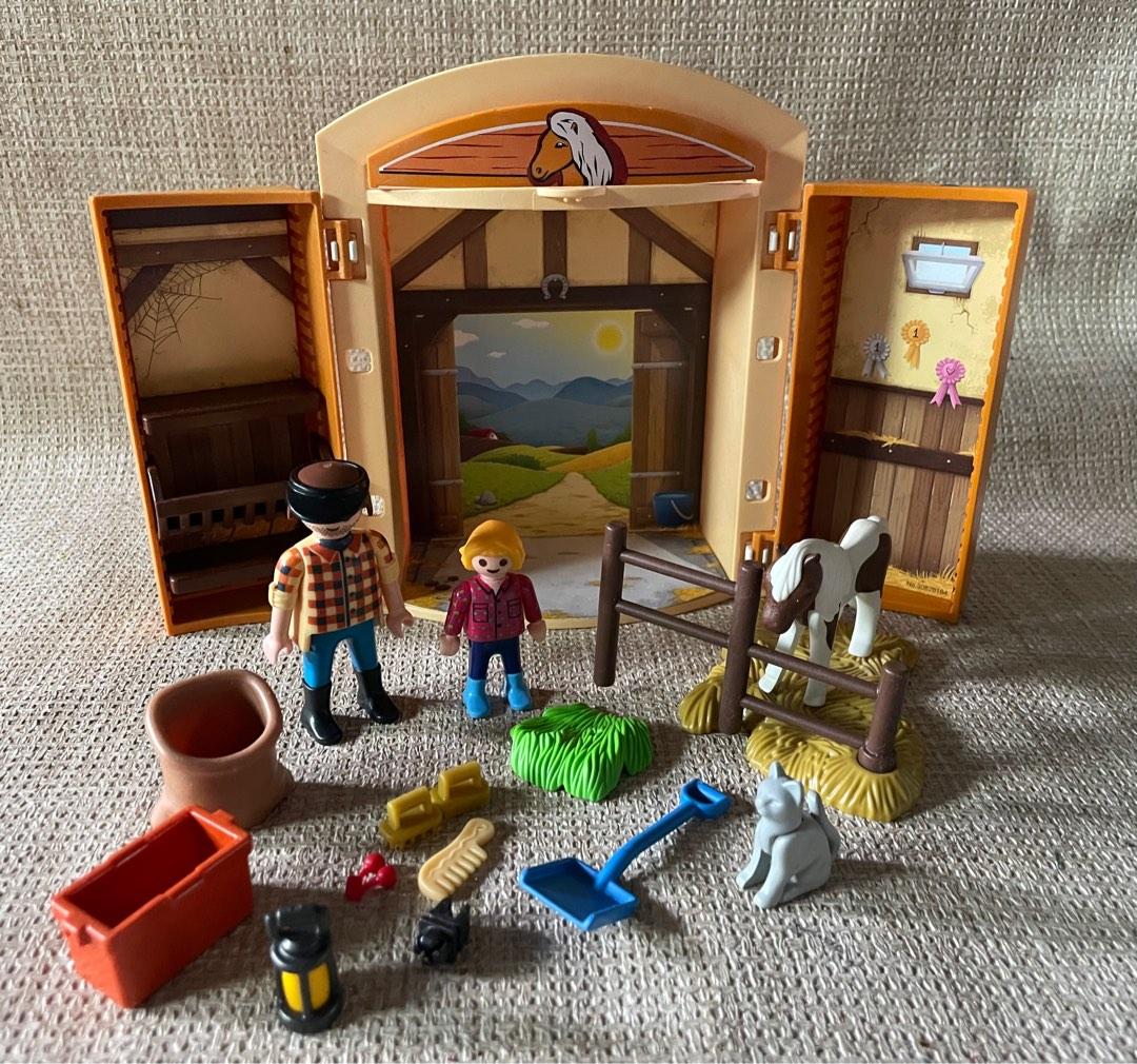 Playmobil Horse Stable Barn Playset, Hobbies & Toys, Toys & Games on