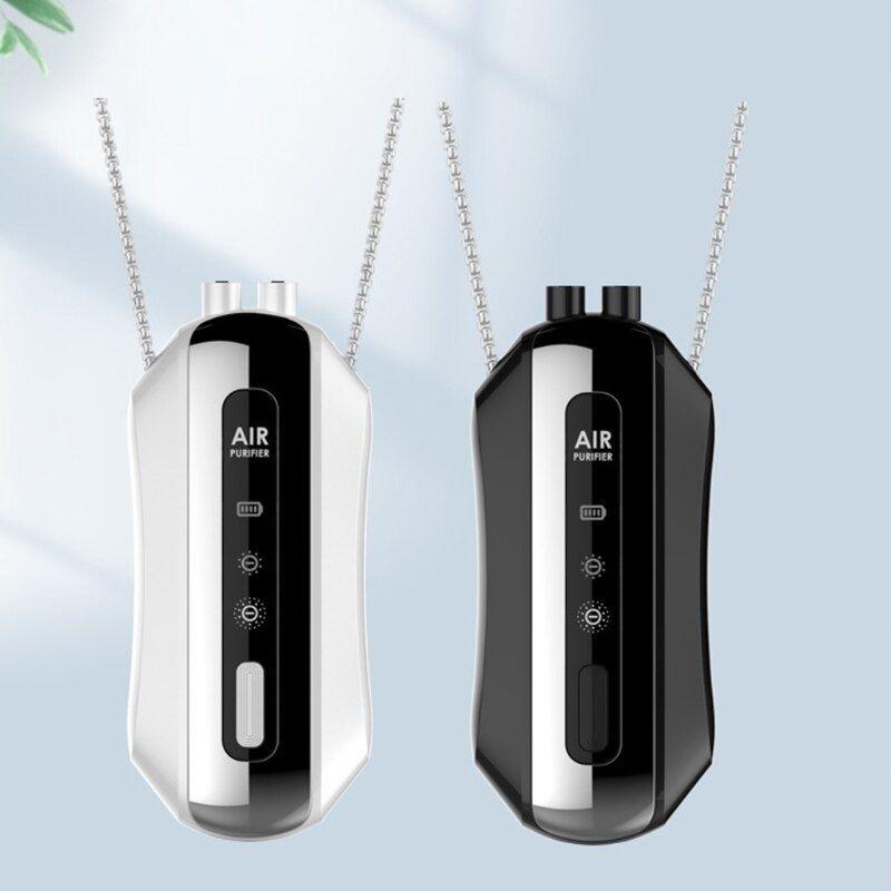Anion wearable top purifier necklace