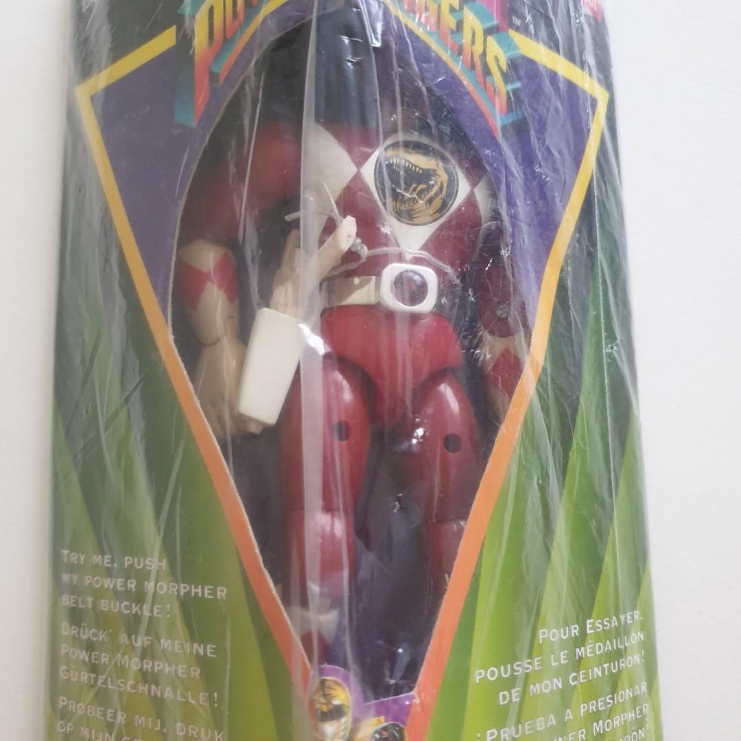 Power Rangers Red Ranger Figurine Vintage 1993 in Box Toei Company Ltd ...