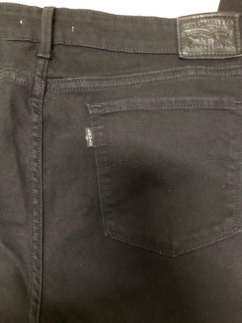 Levi's 714 straight sale jeans black