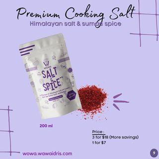 Premium Himalayan Salt & Sumac Spice