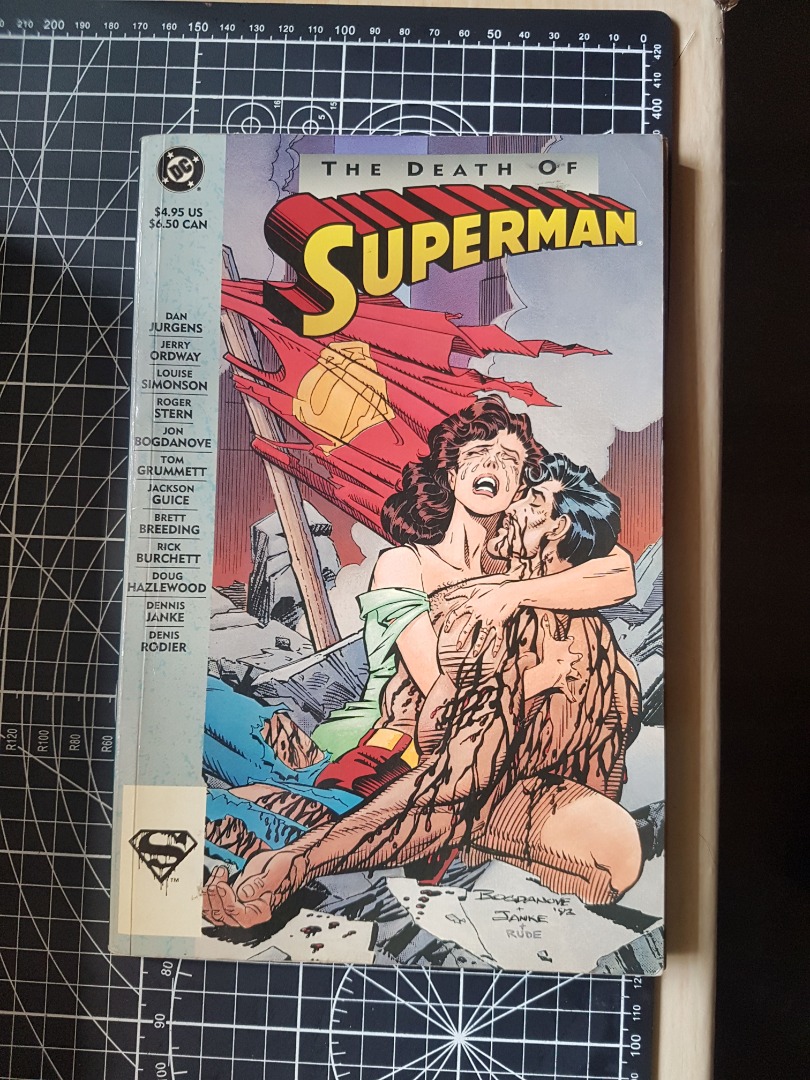 Rare Find Death of Superman Comic Book, Hobbies & Toys, Books