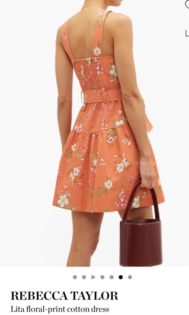Rebecca Taylor Lita floral print cotton dress
