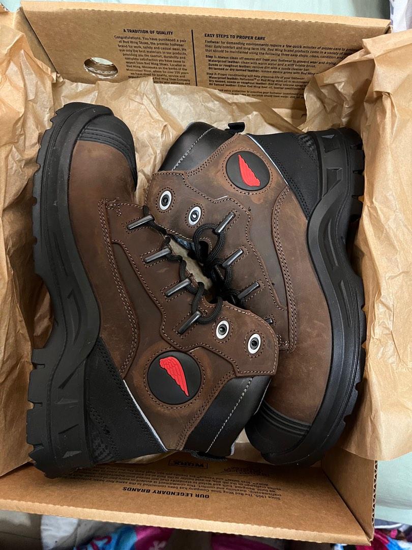 Red wing top ladies safety shoes