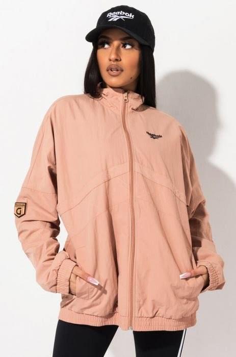 Reebok jacket with cap top