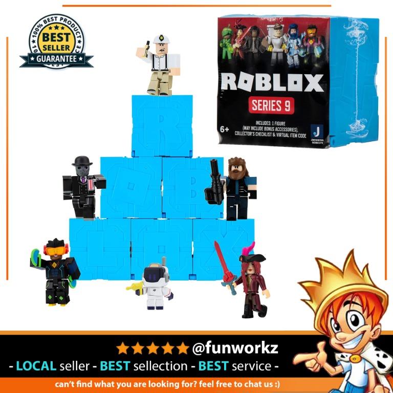 Roblox Action Collection - Series 9 Mystery Figure Six Pack [Includes 6  Figure, 6 Boxes, May include Bonus Accessories, Collector's Checklist & 6  Virtual Item Codes] 