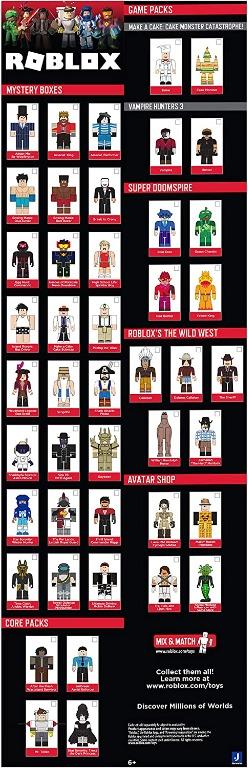 Roblox Action Collection - Series 9 Mystery Figure Six Pack [Includes 6  Figure, 6 Boxes, May include Bonus Accessories, Collector's Checklist & 6