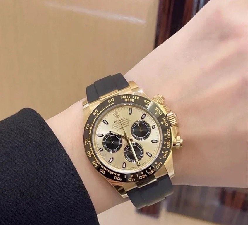 Gold and hotsell black rolex daytona
