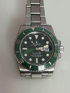 Rolex Hulk 16610LV (mint condition)