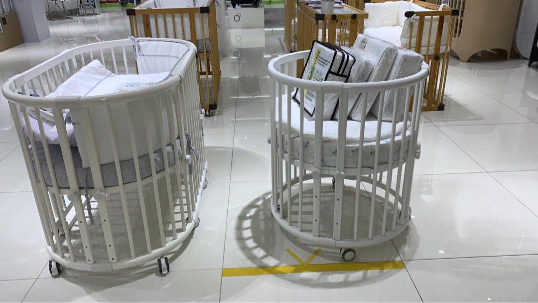 Sam Crib Convertible Baby Cot Bundle, Babies & Kids, Baby Nursery