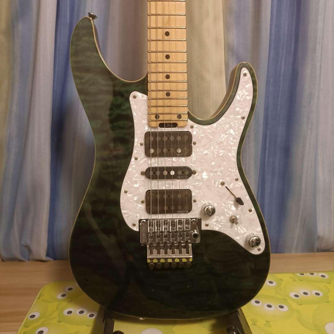 SCHECTER SD-2-24-AL (See-Thru Green Rosewood) ギター・ベース