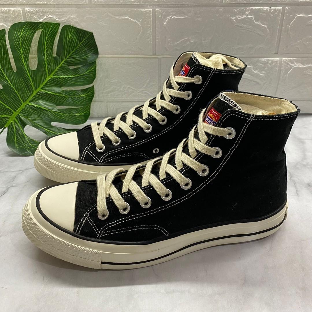 Sepatu Dickies High 70s Chuck Taylor Black sneakers Size 42