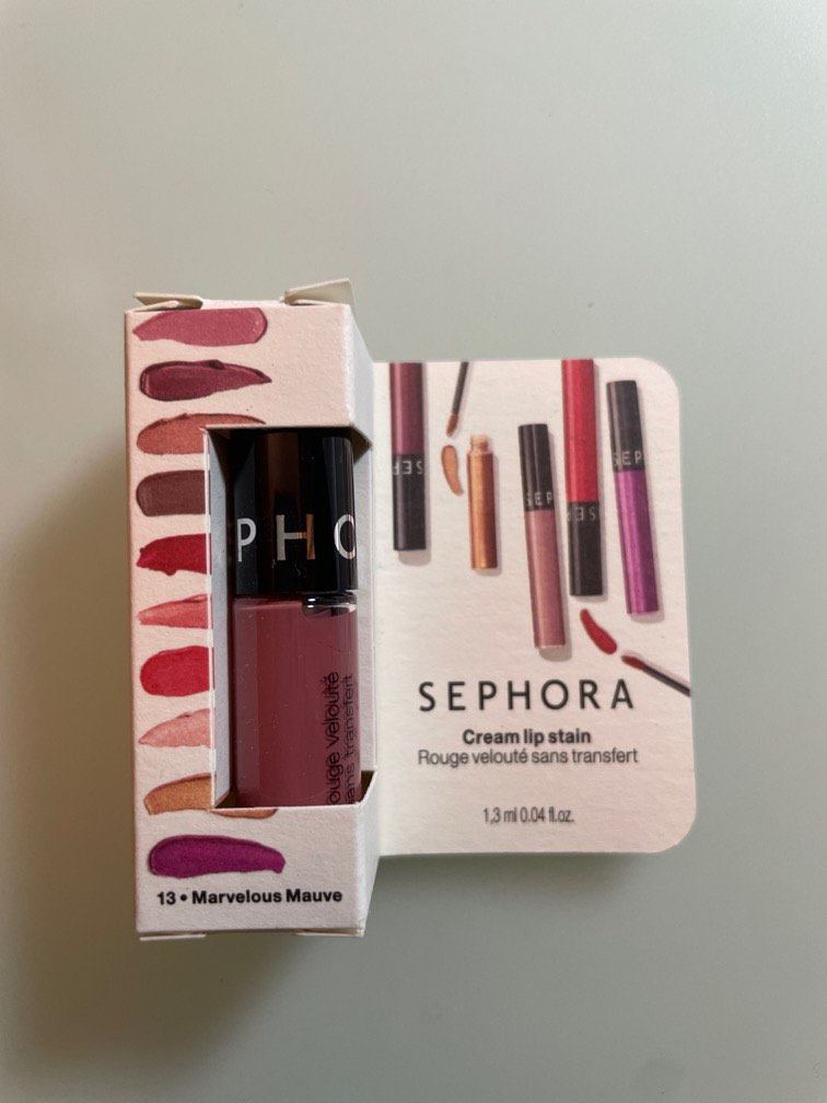 Sephora Cream Lip Stain Mini, 美容＆化妝品, 健康及美容 皮膚護理, 化妝品 Carousell