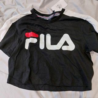 short fila cropped top