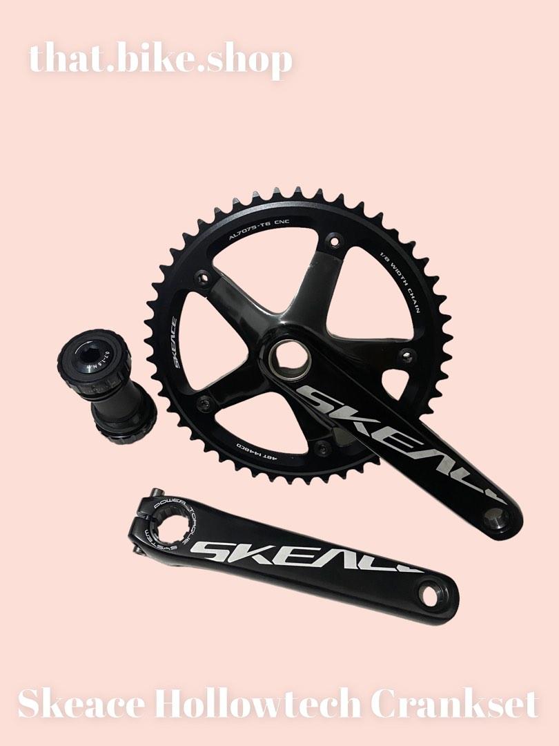 Advantage of hollowtech crankset clearance