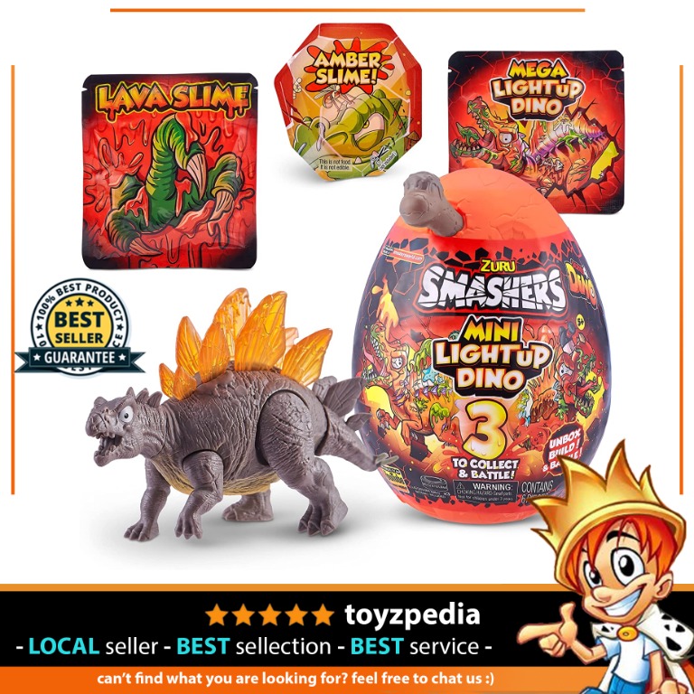 Smashers-Mix-Series 4 Combo Pack Lava Slime Surprise and Mini Light-Up ...