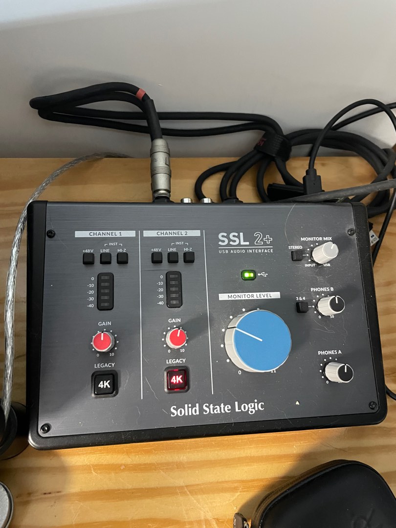 Solid State Logic Interface ssl2+, 音響器材, 其他音響配件及設備 - Carousell