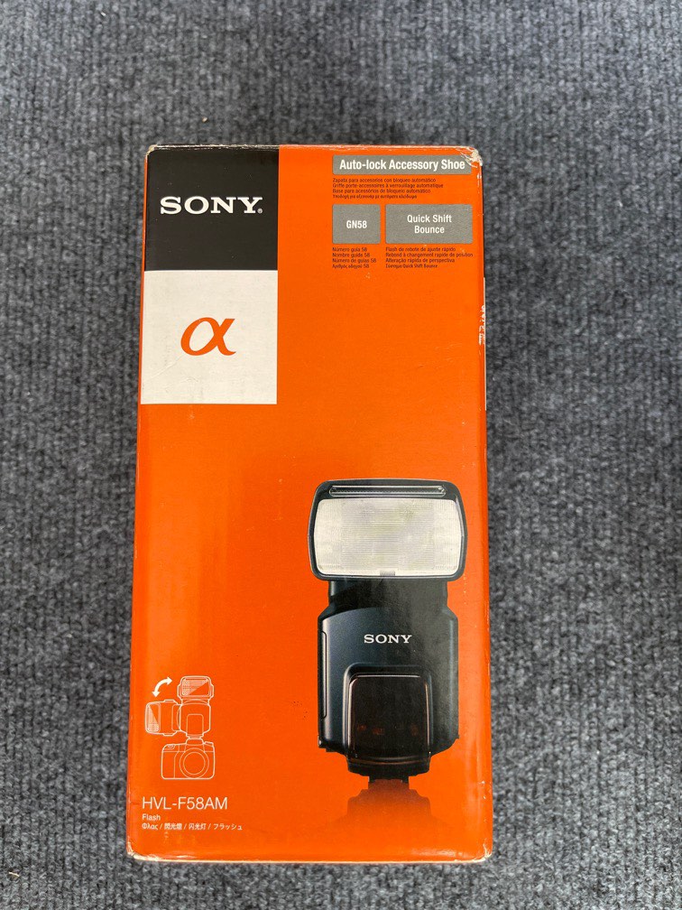 Sony Flash HVLF58AM, Photography, Photography Accessories, Flashes on Carousell