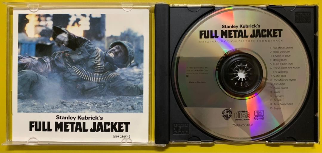 Stanley Kubrick's Full Metal Jacket OST (CD, EU, 1987) DCG21, Hobbies