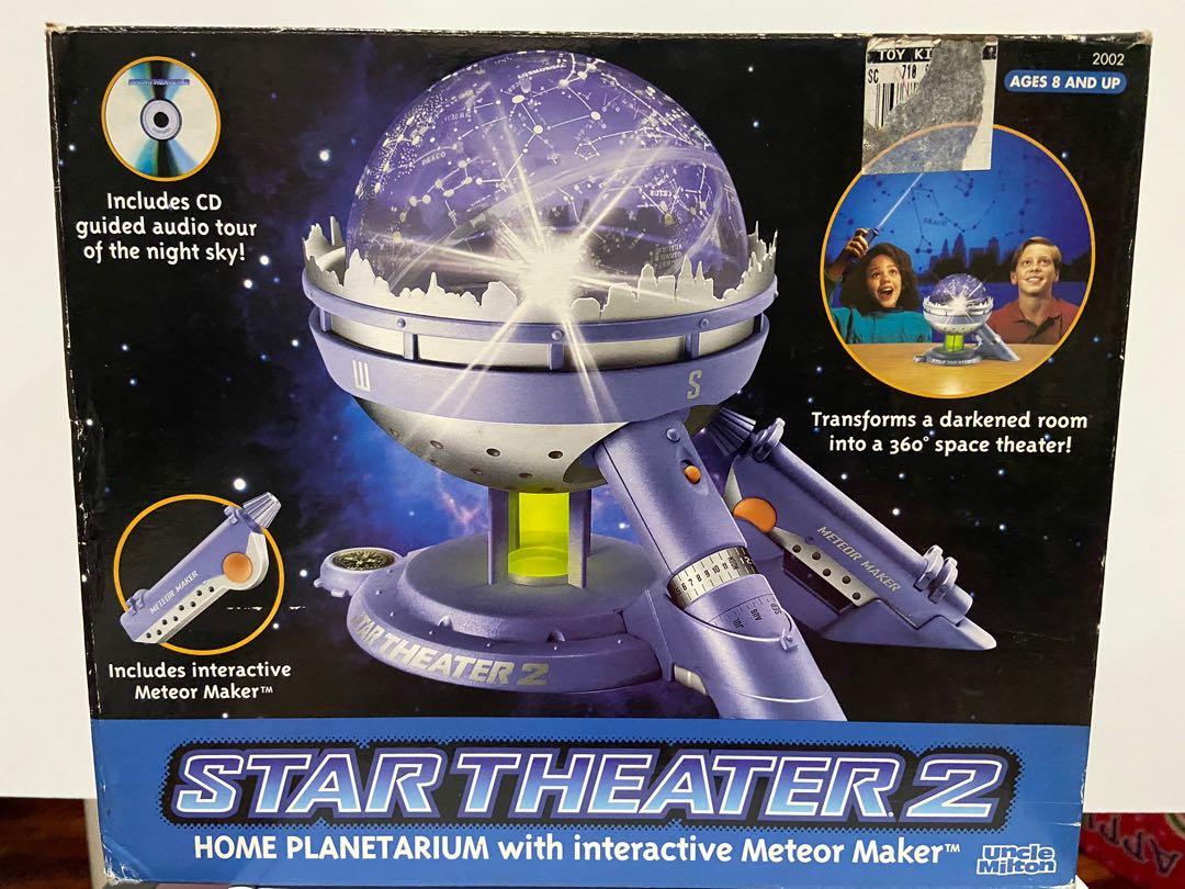 Star Theater 2 Home Planetarium with Interactive Meteor Night Light (Category: Projectors) located in Quezon City. Submitted by livenlovelife (Listing ID 1194294485, Image 1). Description: A great item for night sky enthusiasts! See star constellations in your room at the touch of a button. Set the constellations to any month or season of the year! Then watch the stars come to life on your walls or ceiling just like a starry night sky. .