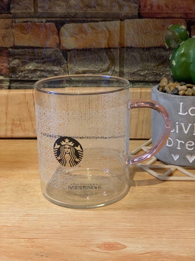 Starbucks Glass Mug, Food & Drinks, Beverages on Carousell