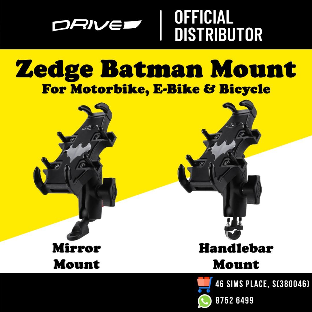 Strong Grip Motorbike Phone Holder Batman Zedge Handlebar