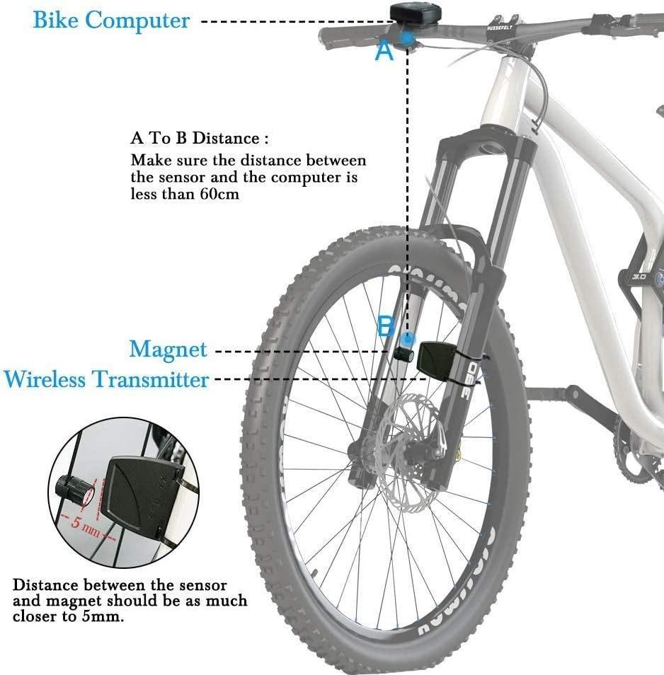 SY Bicycle Speedometer and Odometer Wireless Waterproof Cycle Bike
