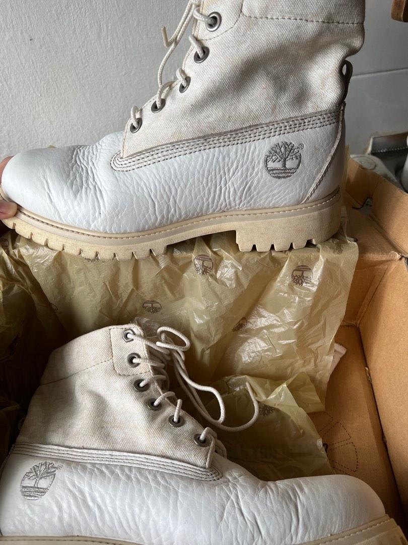 White discount tim boots