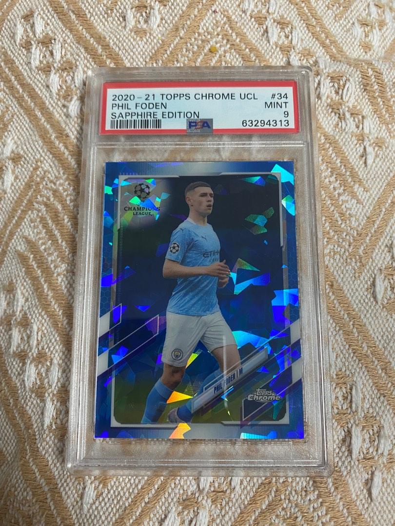 2020 Phil Foden Topps Chrome Sapphire Phil Foden - 2025-26 Premier