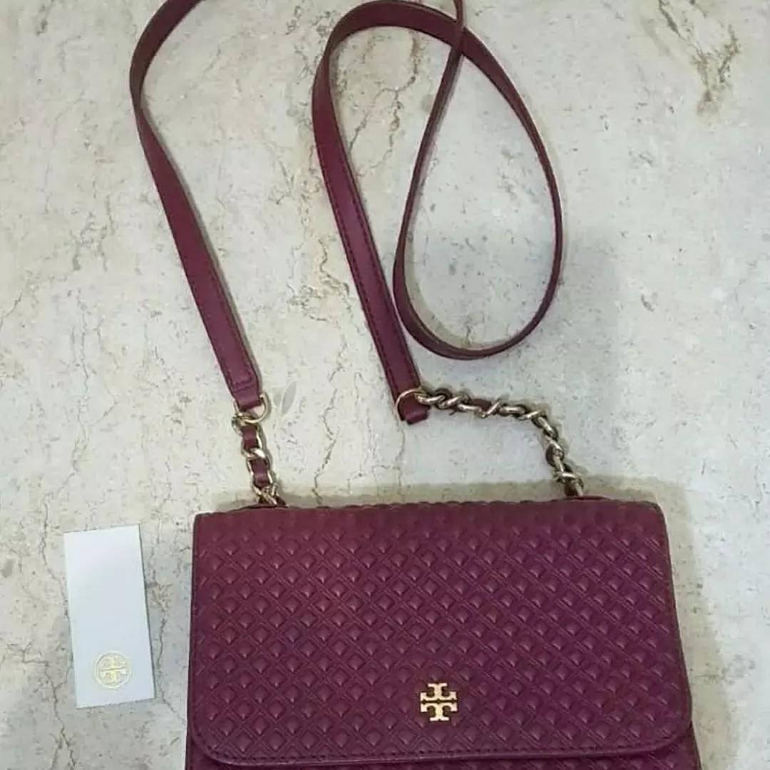 Tory burch marion embossed top