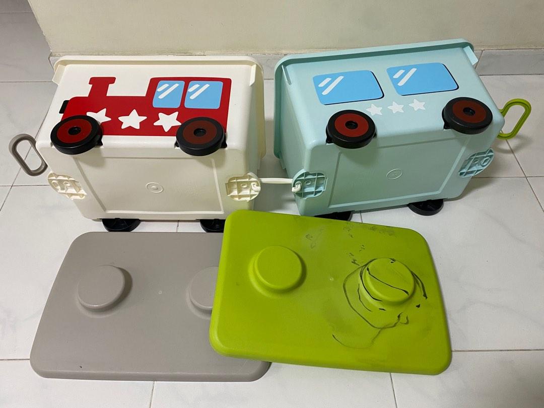 Toy Train Storage Box 18.5L Set, Babies & Kids, Baby Nursery & Kids