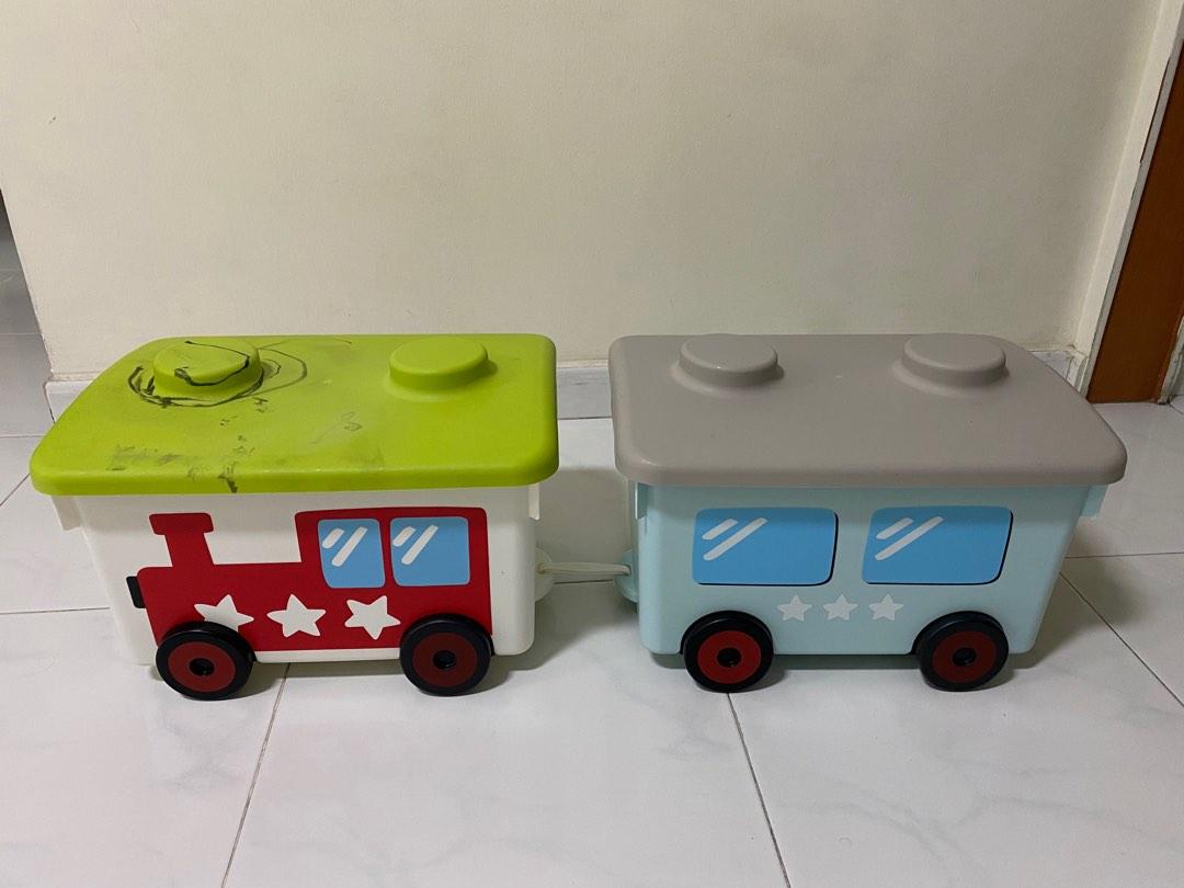 Toy Train Storage Box 18.5L, Babies & Kids, Baby Nursery & Kids