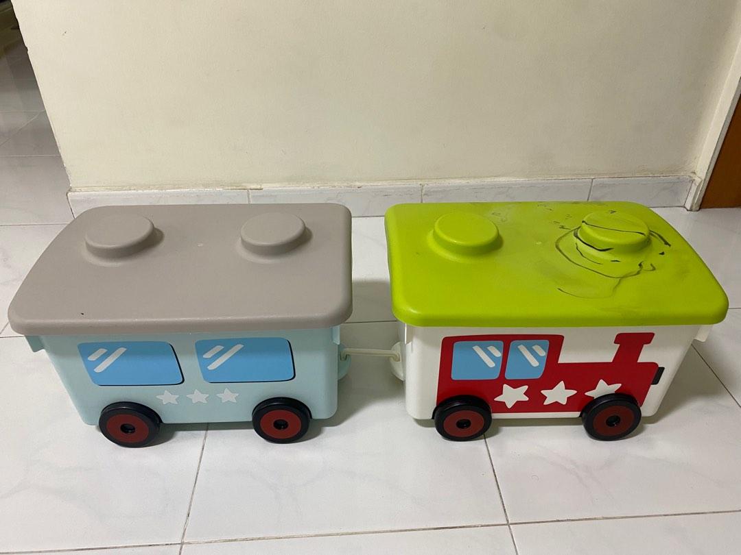 Toy Train Storage Box 18.5L Set, Babies & Kids, Baby Nursery & Kids
